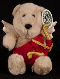 Starbucks Bearista 2001 13th Edition Cupid Love Bear Plush